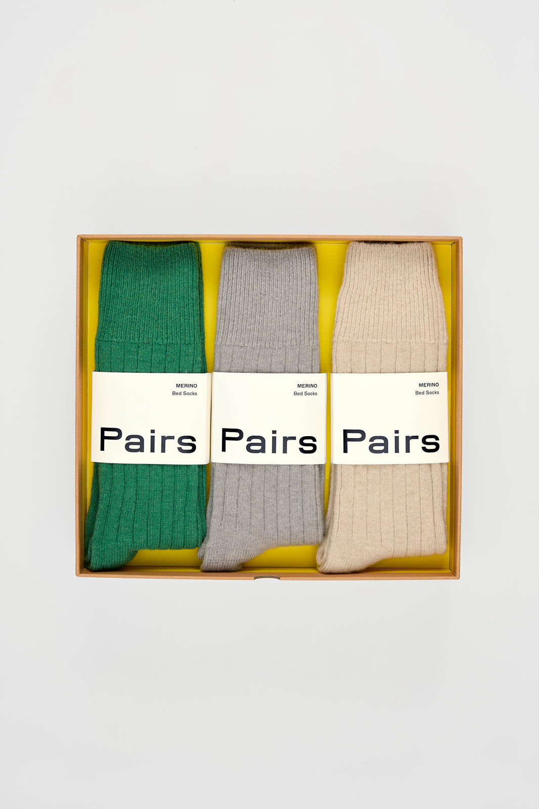 The Merino Wool Bed Socks Gift Set One