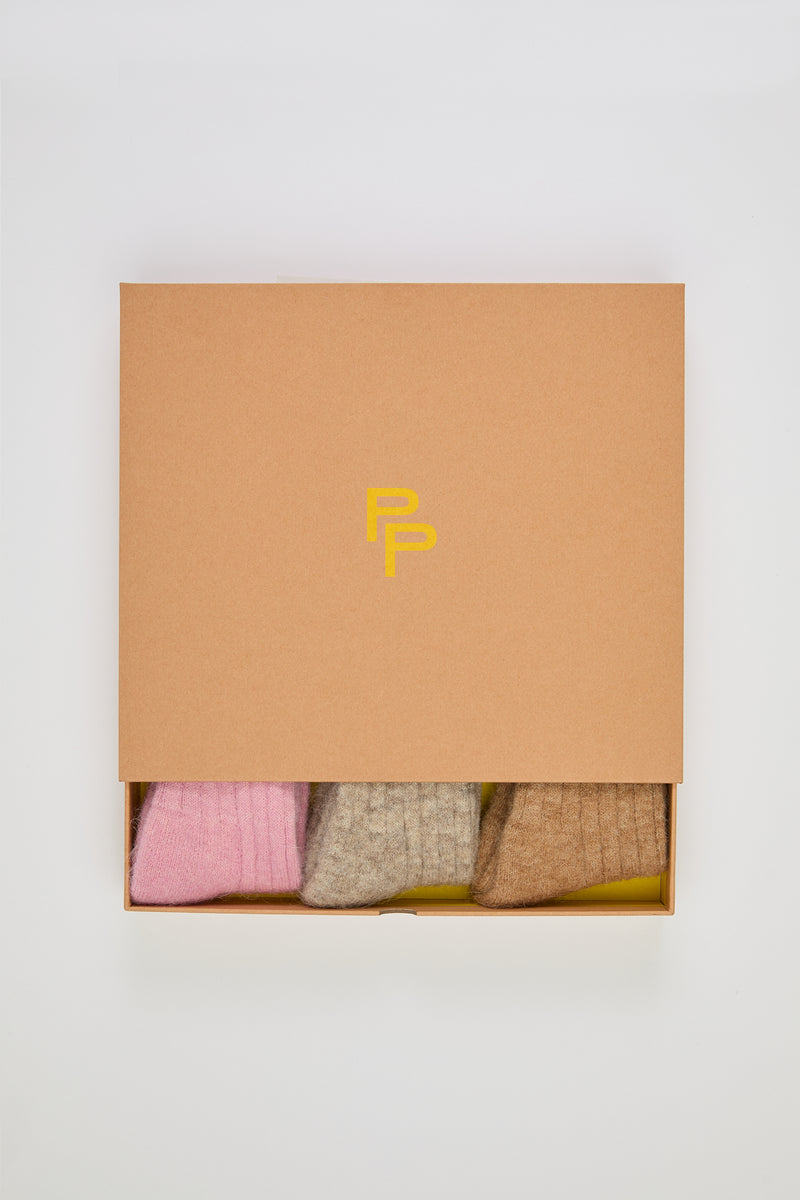 The Ultra Soft Alpaca Ribbed Gift Set Two