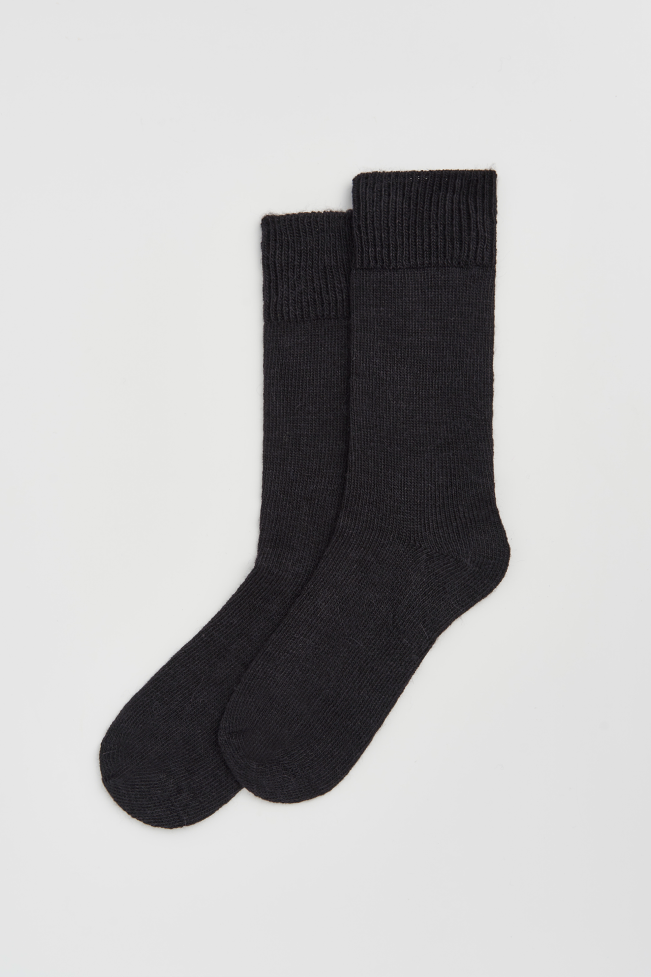 True Black Alpaca Socks