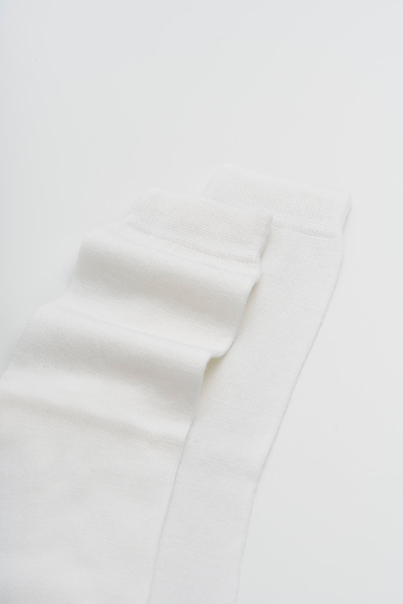 Fresh White Merino Socks