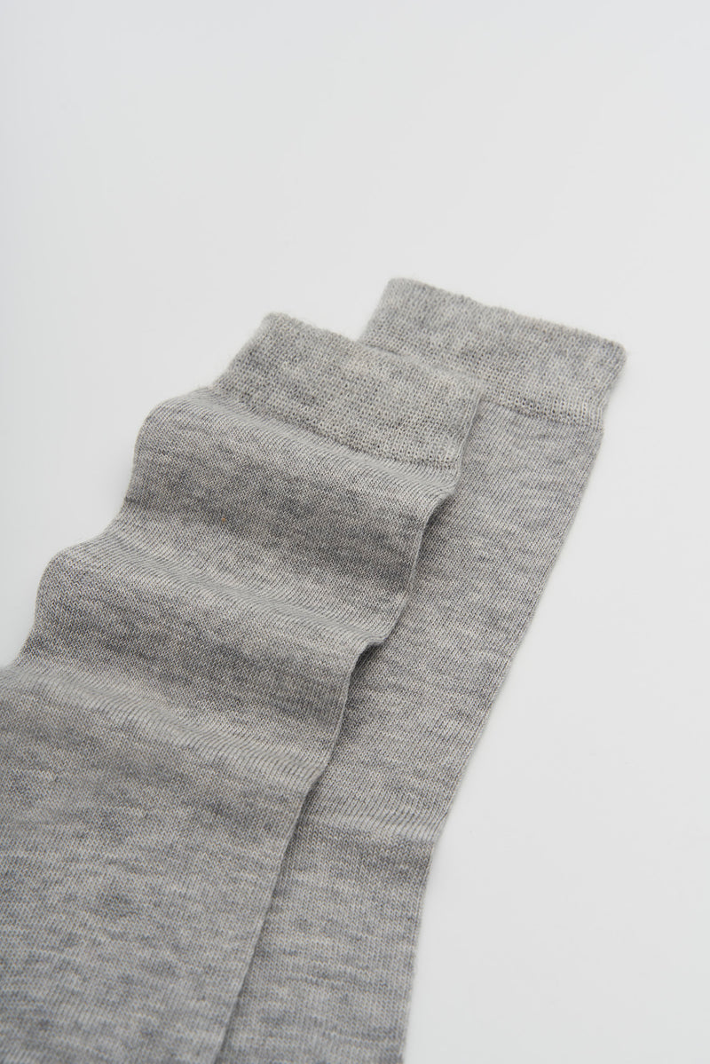 Soft Grey Merino Socks