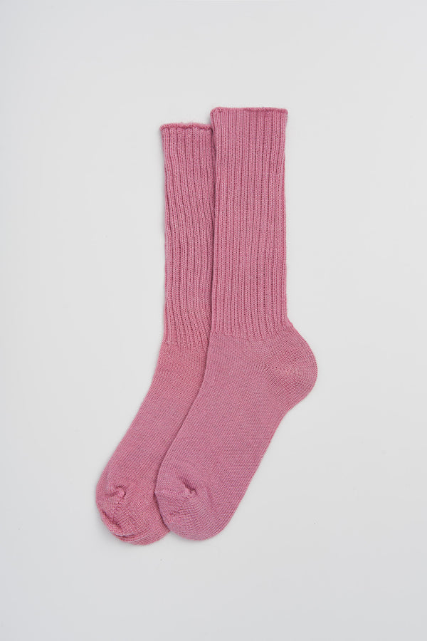 Sherbet Pink Mohair Socks