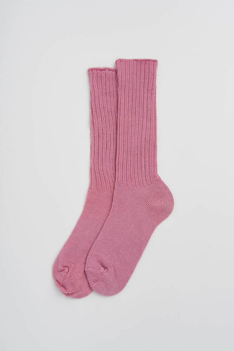 Sherbet Pink Mohair Socks