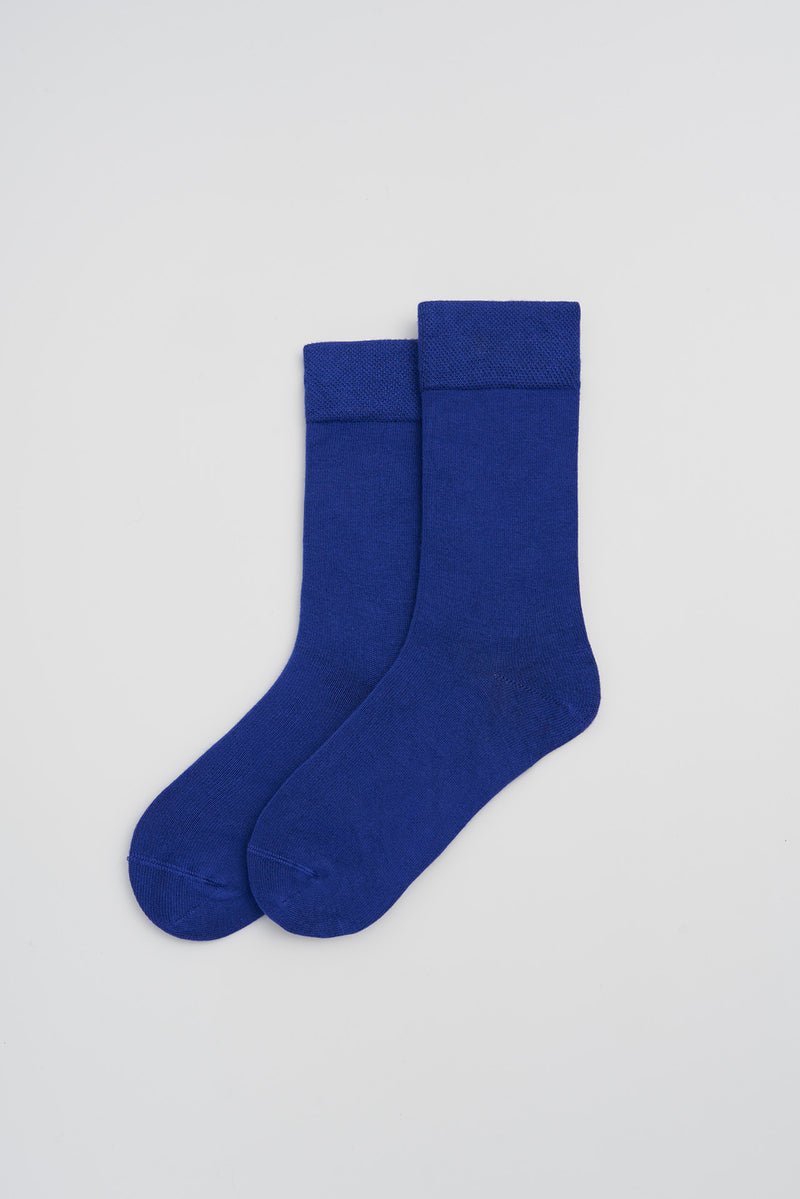 Rich Blue Bamboo Socks