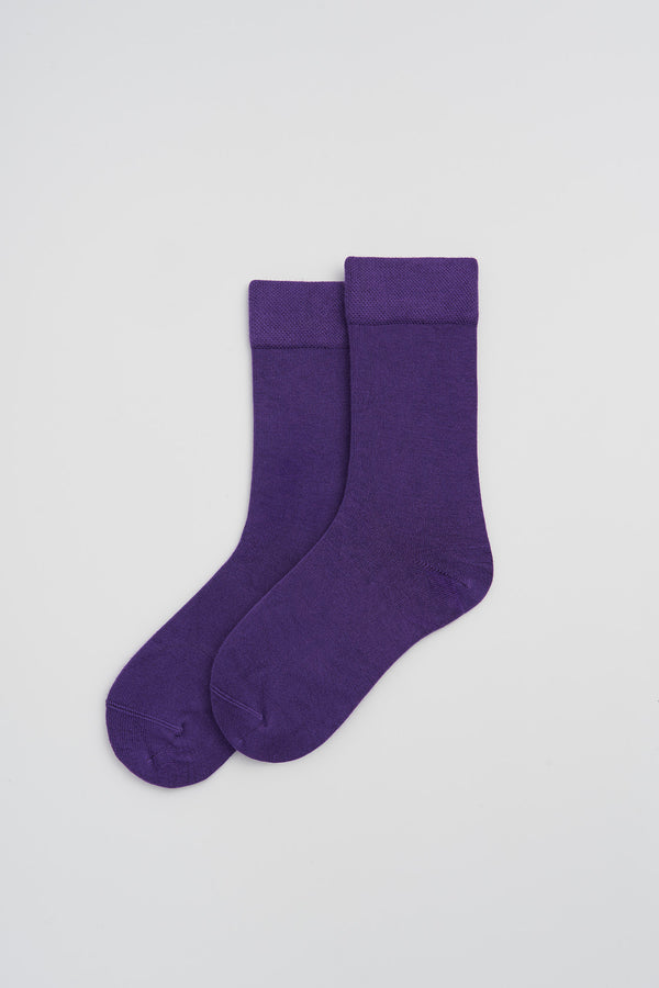 Amethyst Purple Bamboo Socks