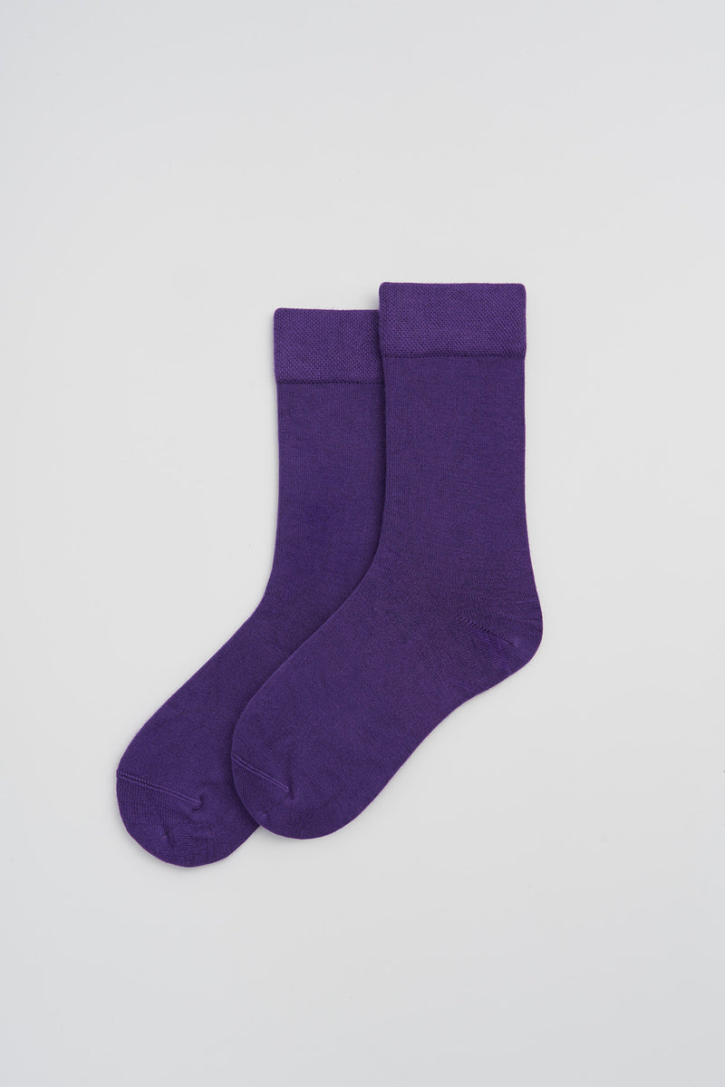 Amethyst Purple Bamboo Socks