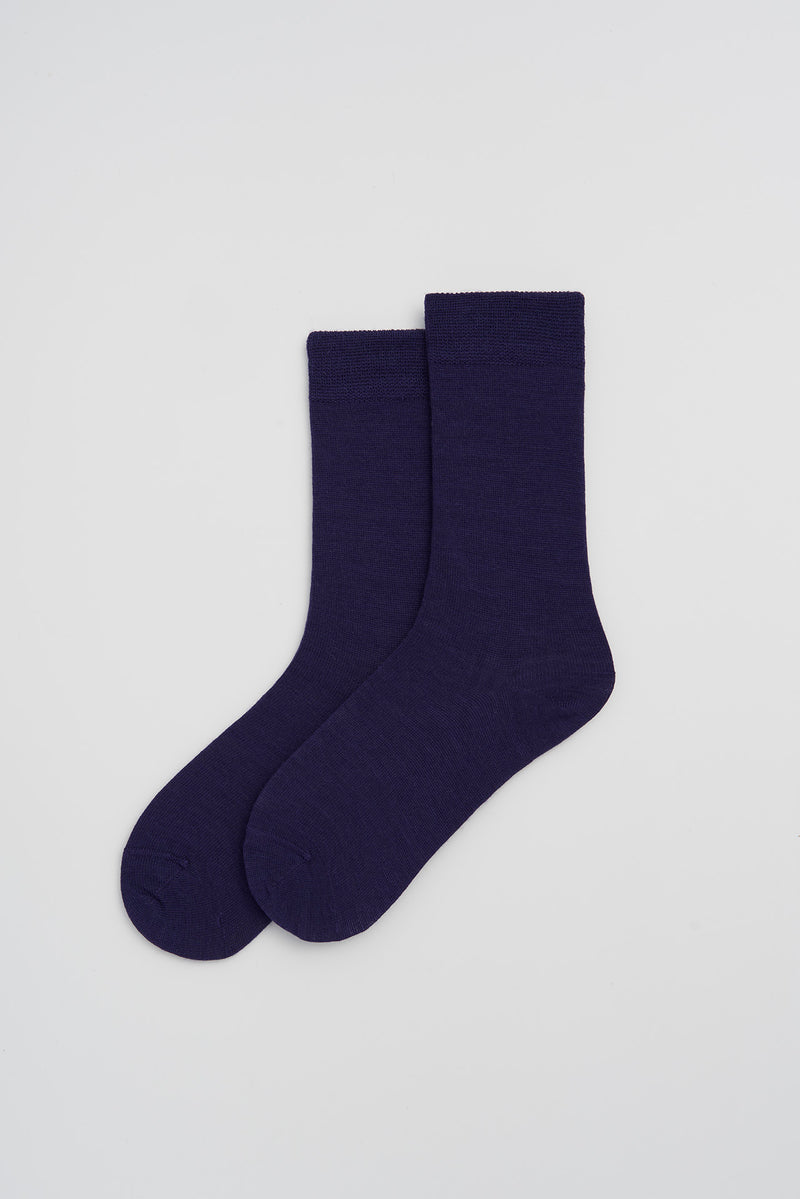 Royal Purple Merino Socks