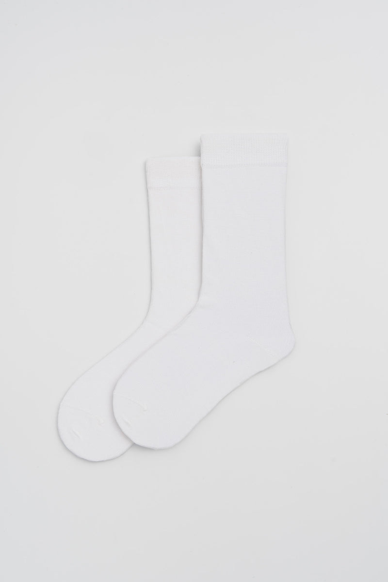 Fresh White Merino Socks