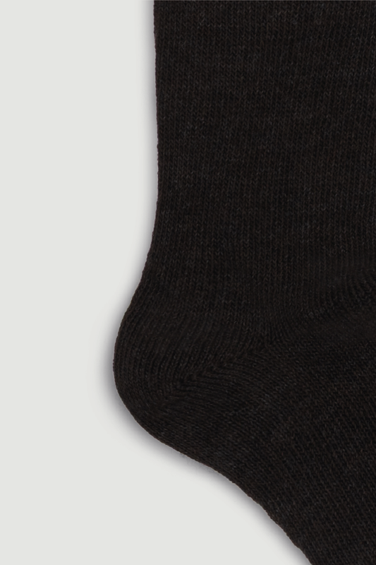 Bitter Chocolate Brown Alpaca Socks
