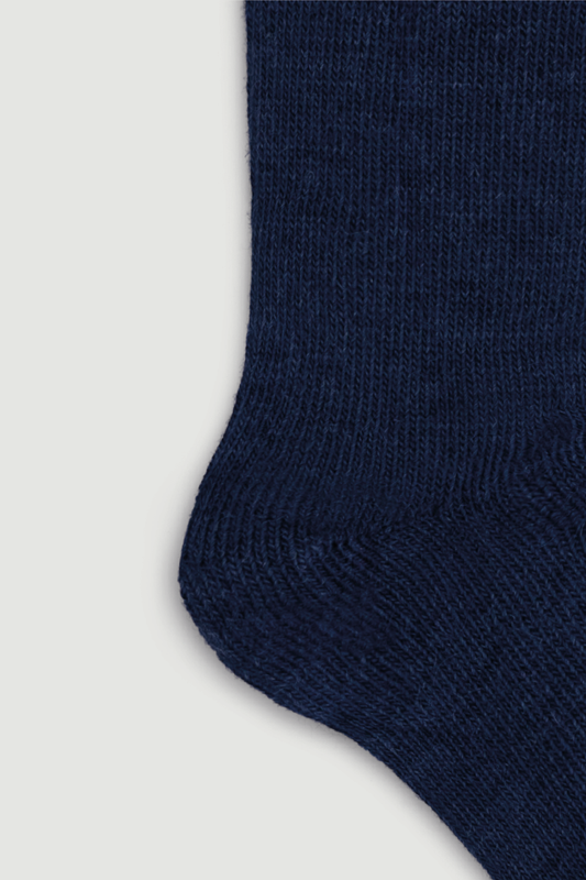Inky Blue Alpaca Socks