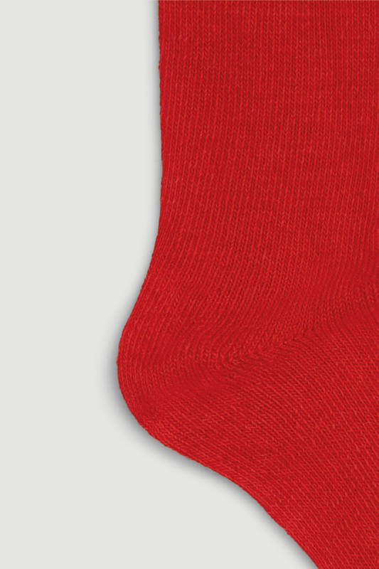 Postbox Red Alpaca Socks