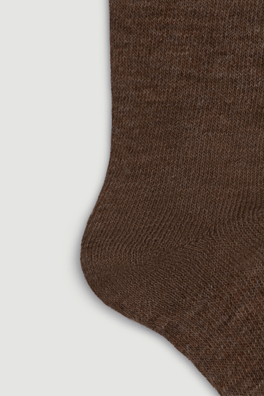 Treacle Brown Alpaca Socks