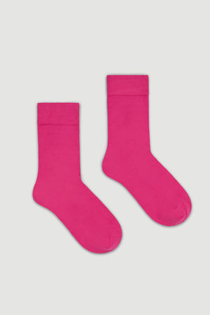 Dahlia Pink Bamboo Socks