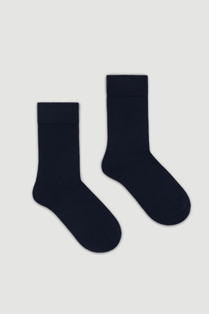 Inky Blue Bamboo Socks