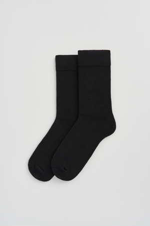 True Black Bamboo Socks