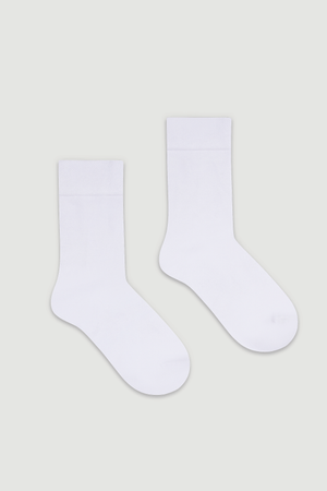 Clean White Bamboo Socks