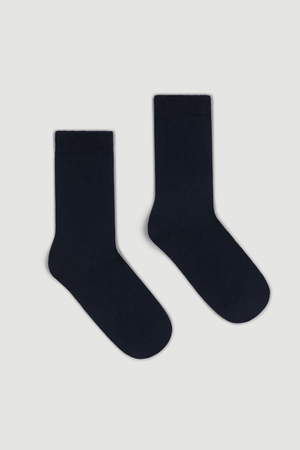 Inky Blue Merino Socks