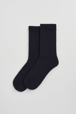 Inky Blue Merino Socks