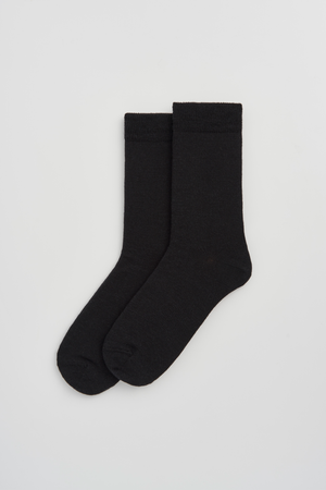 True Black Merino Socks