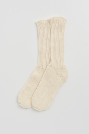 Clotted Cream Mohair Socks