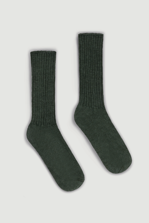 Glen Green Mohair Socks