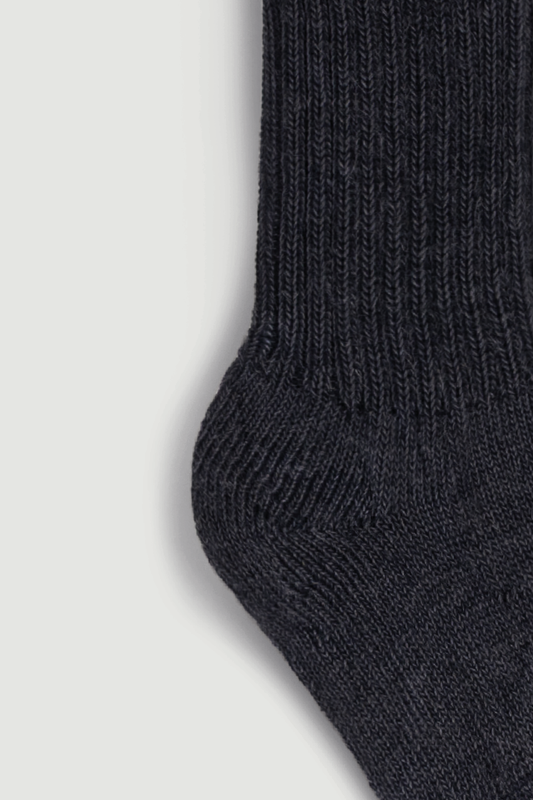 Storm Grey Mohair Socks