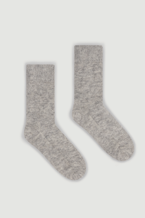Correct Grey Ultra Soft Alpaca Bed Socks