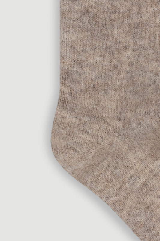 Hare Grey Ultra Soft Alpaca Bed Socks